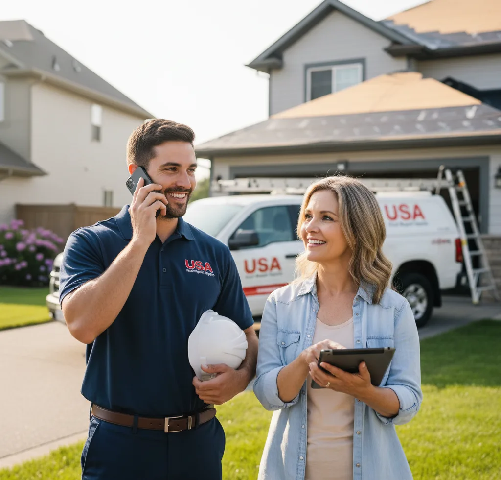 USA Roof Repair Experts customer support in Fort Loramie